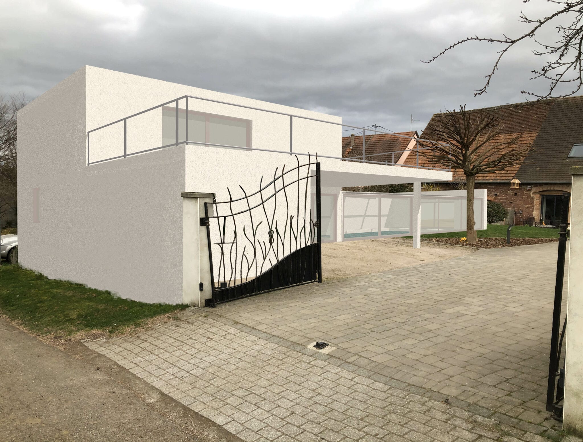 Création d’un Pool House à Gottesheim