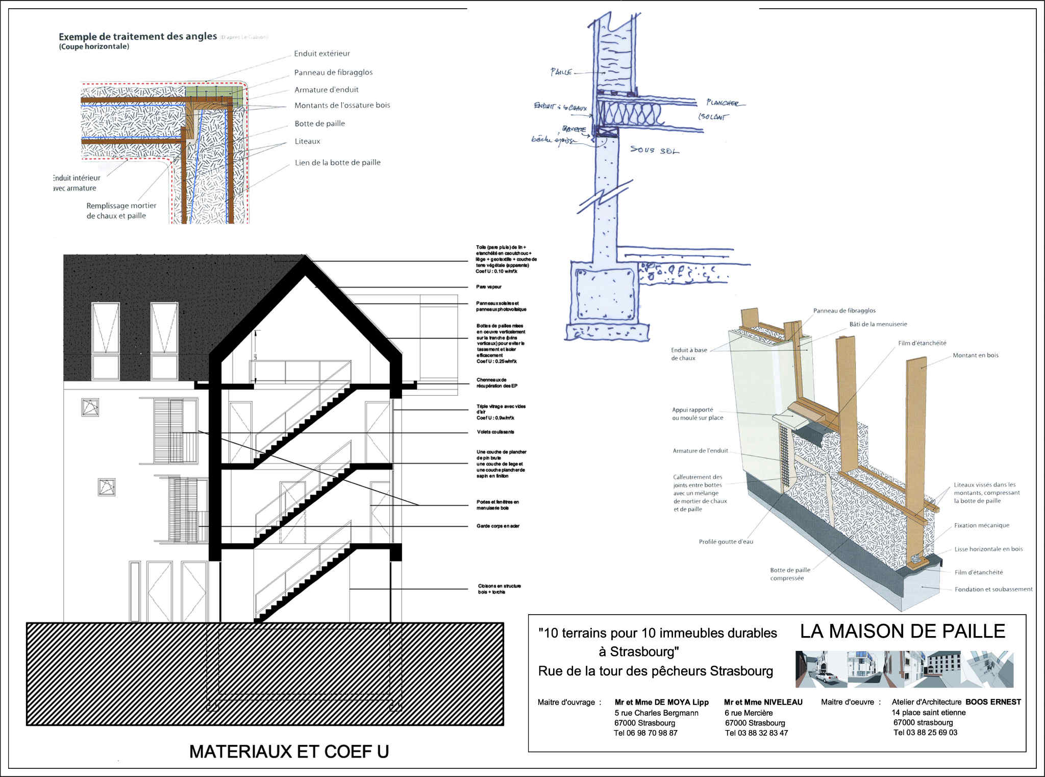 Concours 10 pour 10 : Maison en paille à Strasbourg