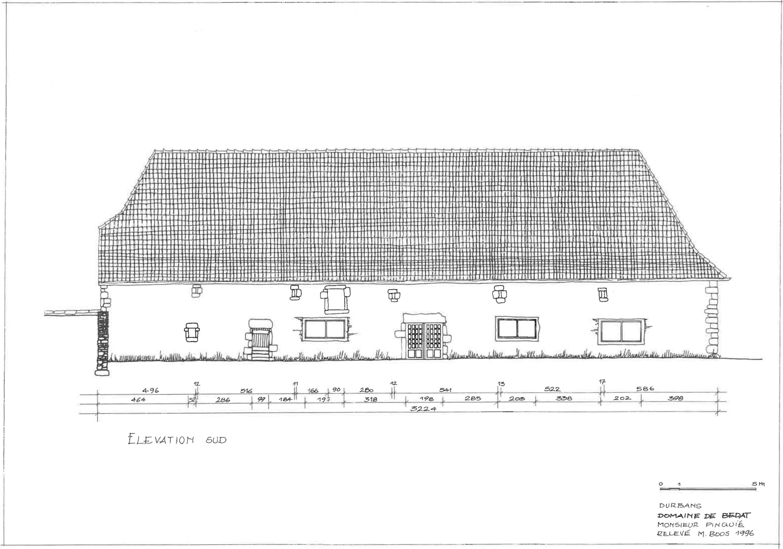 Relever d’un corps de ferme, Cahors