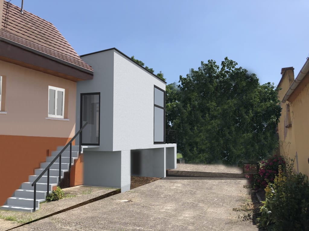 Extension d’une maison à Uberach